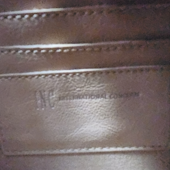 INC International Concepts Cream Clutch with Tassel Detail - Picture 2 of 5